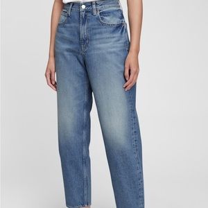GAP High Rise Barrel Jeans, Size 30, gently worn